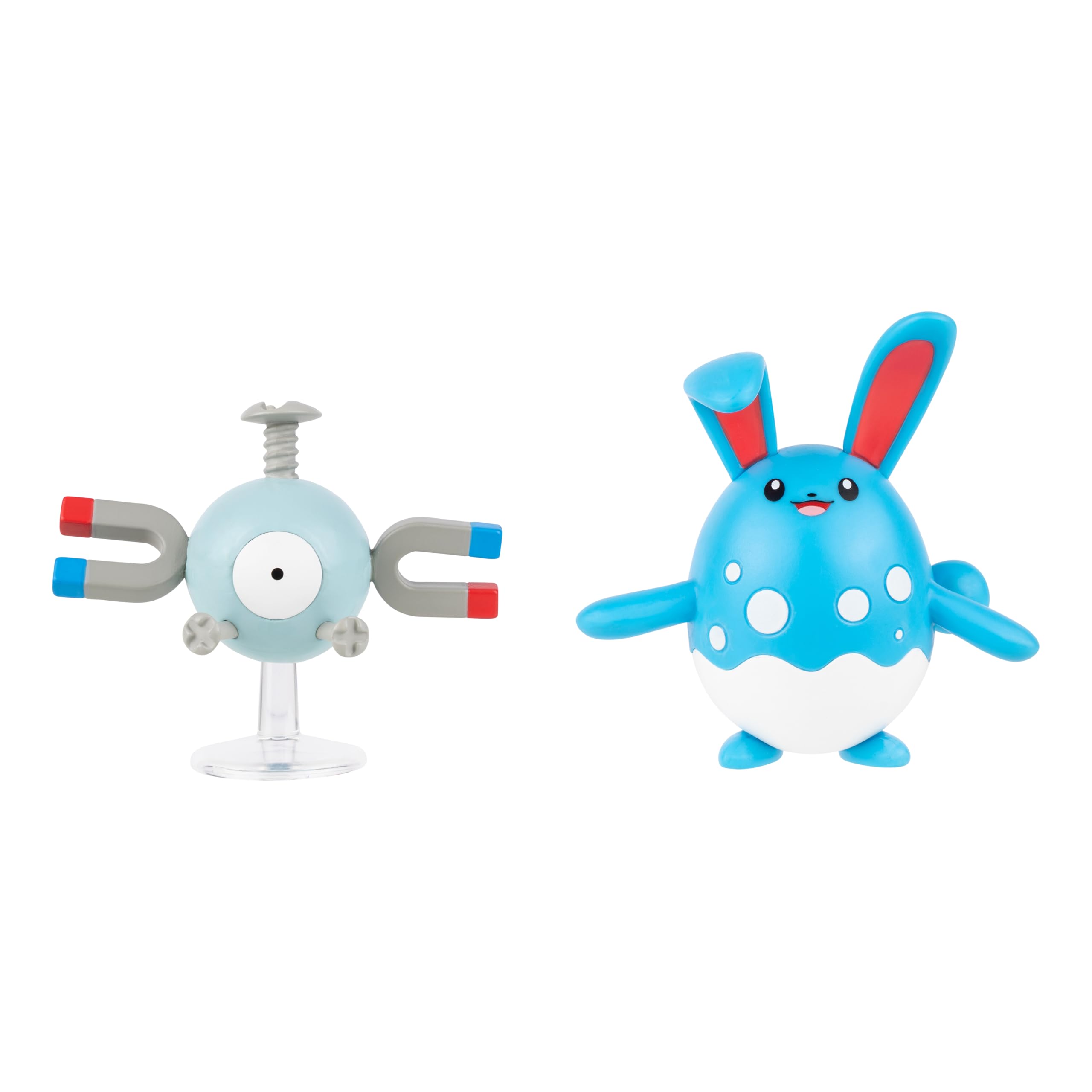 Pokemon Battle Figures, Magnemite and Azumarill Action Figures, 2
