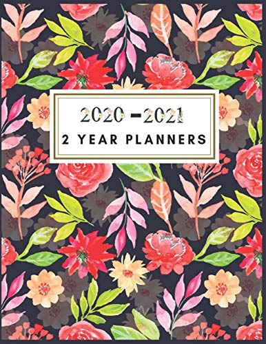 2020-2021 2 Year Planners: Two year planner 2020-2021 monthly 8.5 x 11 | Watercolor Floral | 2 Year Calendar Jan 2020-Dec 2021 Monthly | 24 Months ... Two Year Monthly Calendar Planner 8.5 x 11) image 3