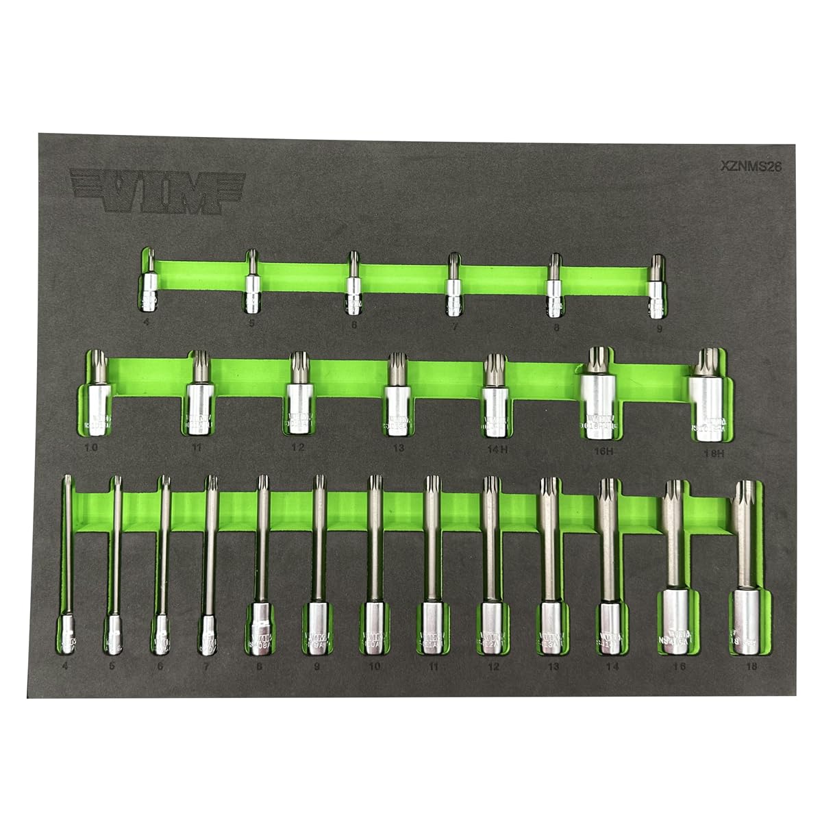 Amazon.com: VIM Tools 26 PC. Master XZN Driver Set