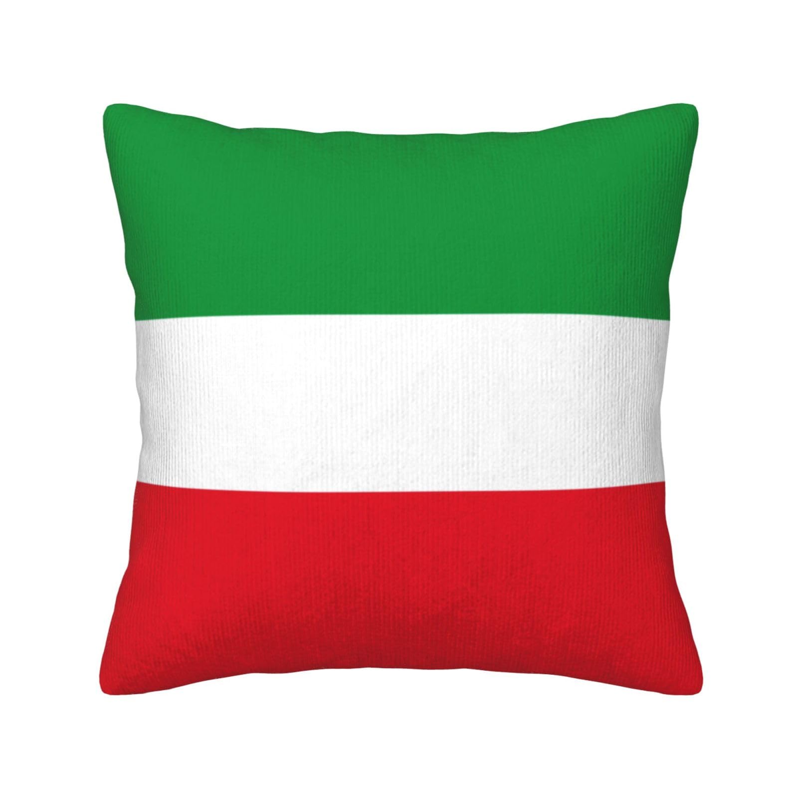 HGIUYDRD Flag of North Rhine-Westphalia Print Corduroy Throw Pillow with Invisible Zipper Closure for Living Room, Couch and Bed