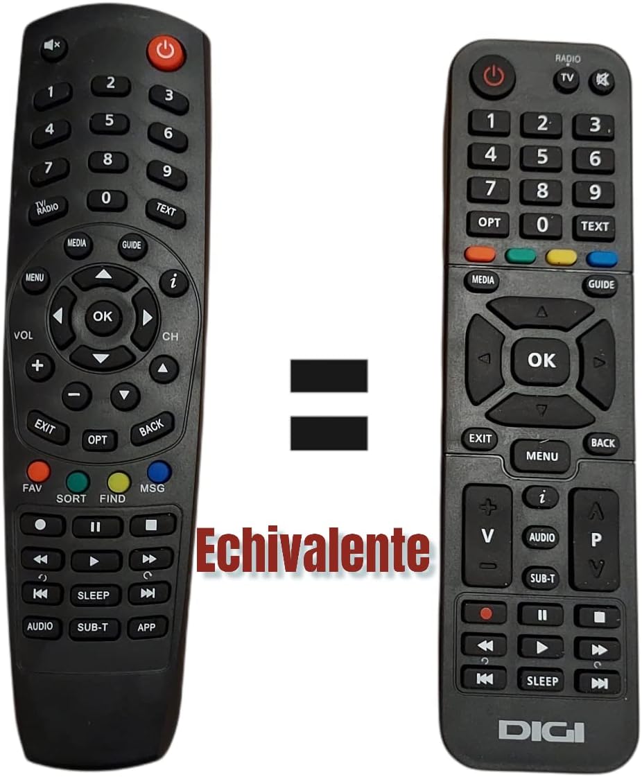 Remote control for Digi TV Romania RCS-RDS Telecomanda receptor satelit Digi
