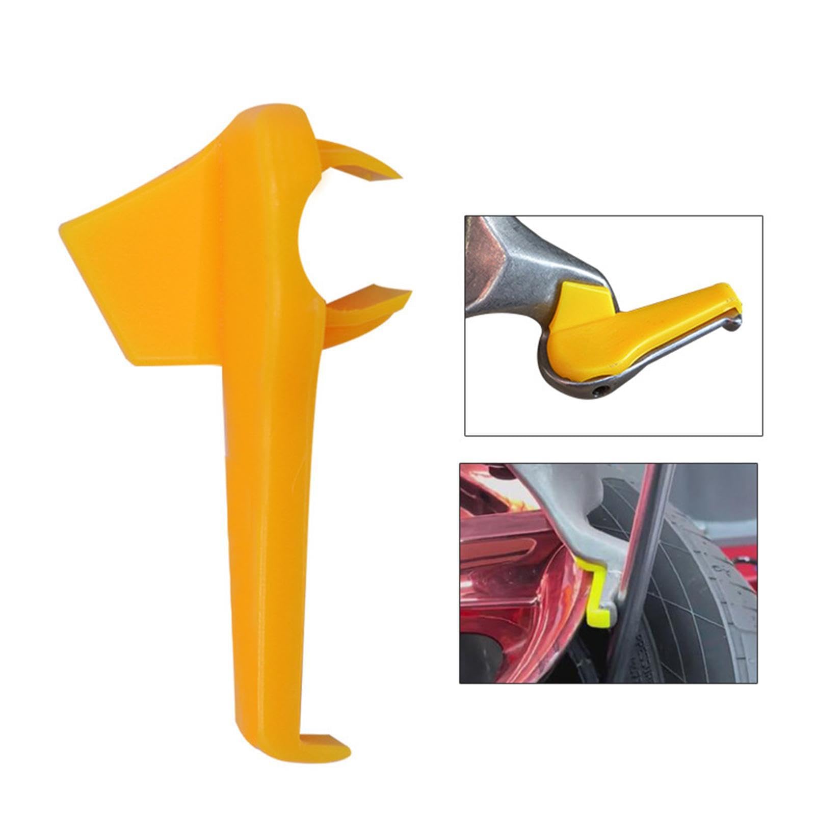 Protezione In Nylon Per Smontagomme, Inserto Laterale Per Testa Di Smontaggio, Accessorio Per Riparazione Pneumatici Auto E Moto, Giallo