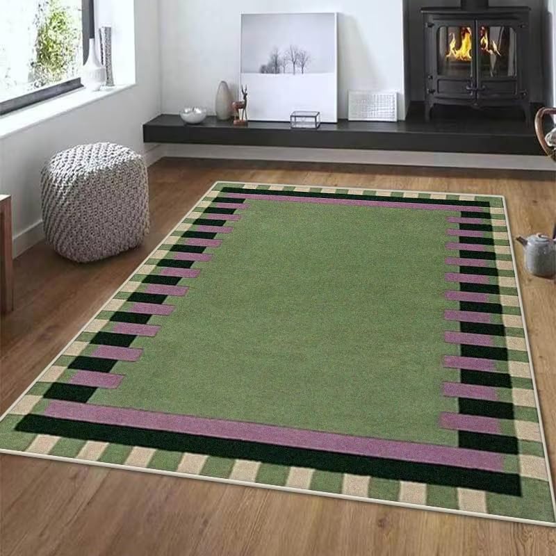 Tapis de salon moderne grande surface 80x150 lavable pour décoration chambre