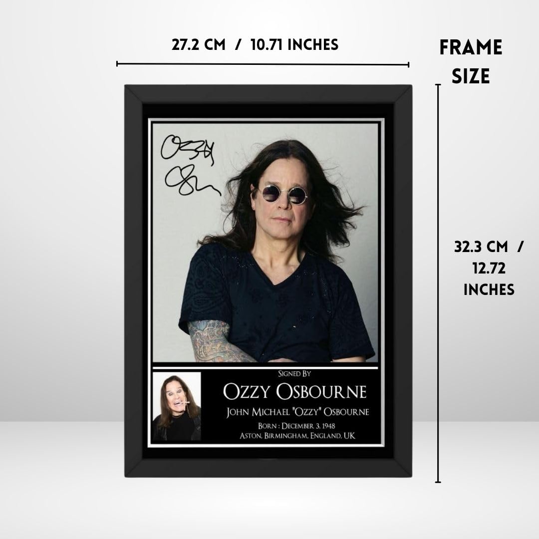 Everything But That Ozzy Osbourne Signed Autograph Print Poster