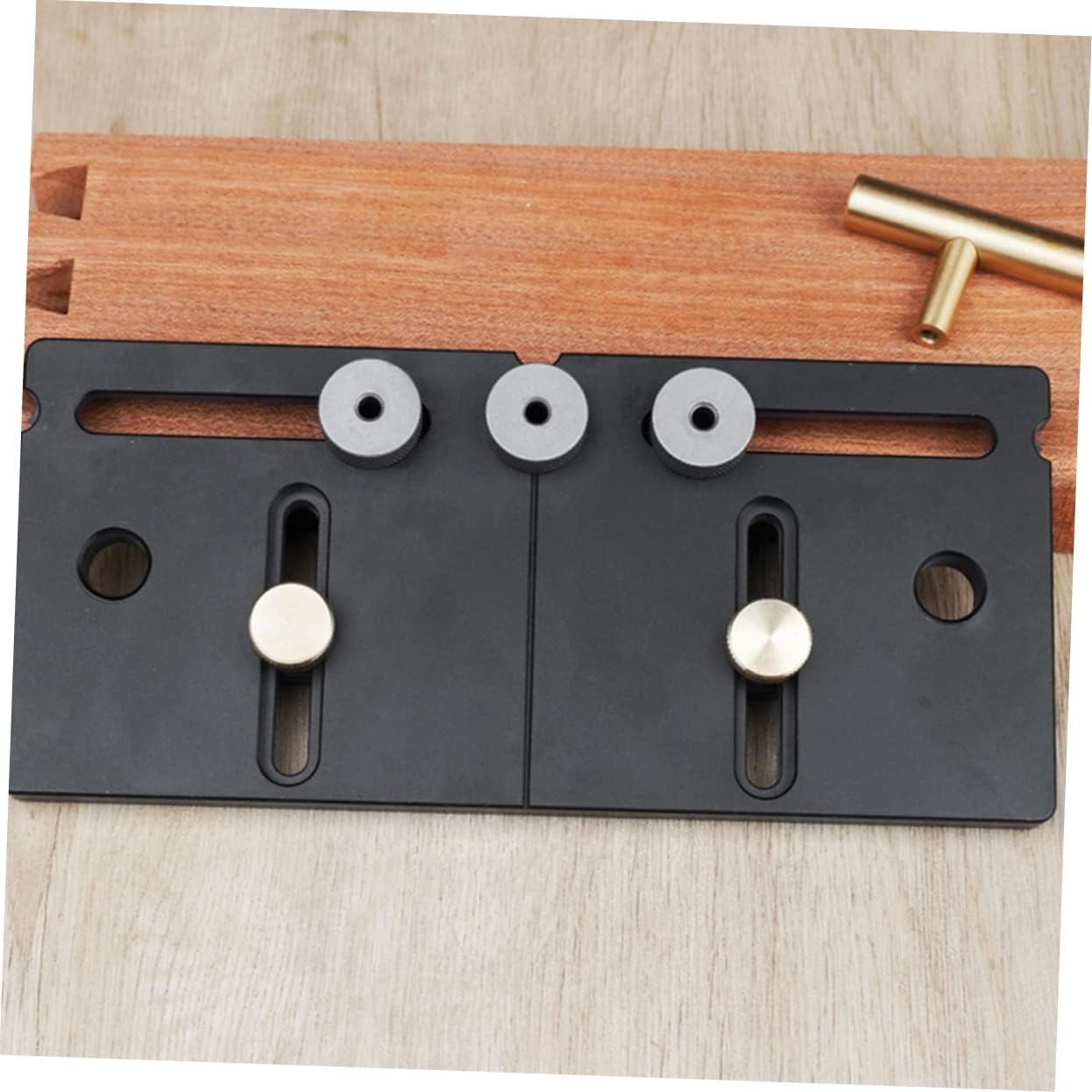 Adjustable Punching Locator Tool for Cabinet Handles Precision Guide for Easy Drilling of Door Pulls and Cabinets
