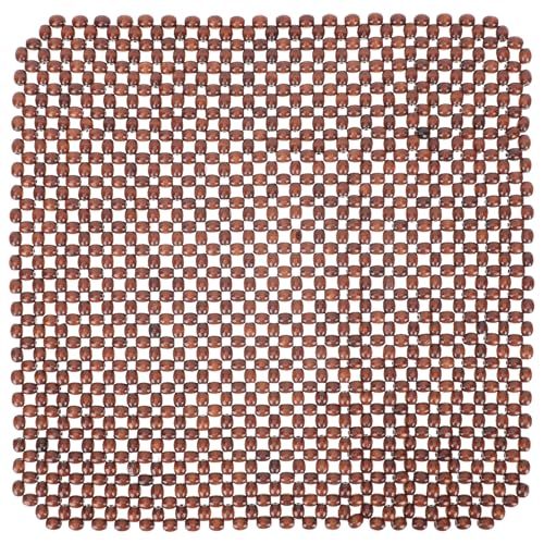 Cojín de cuentas de madera para coche: funda de asiento transpirable y refrescante de verano