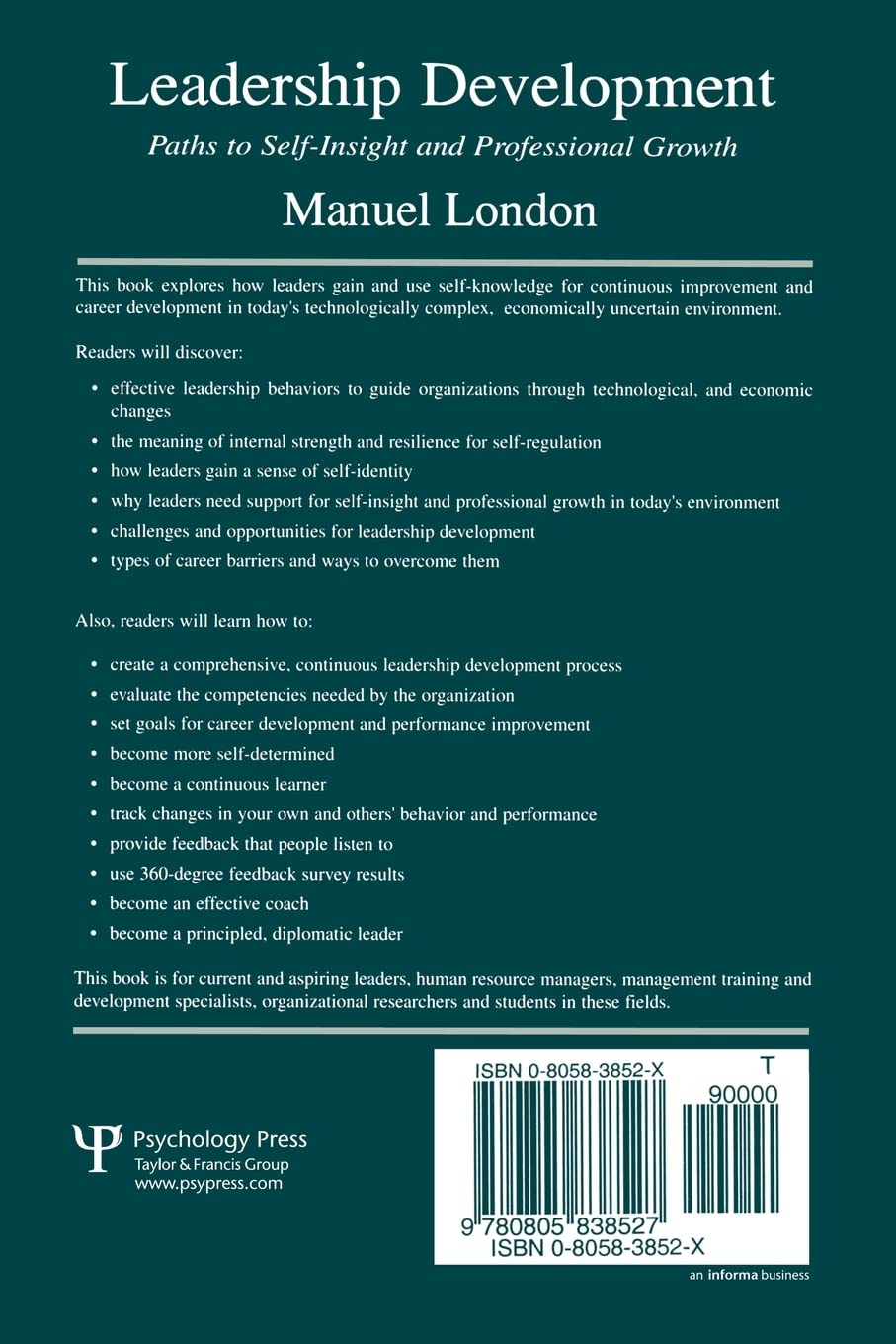 Leadership Development: Paths To Self-insight and Professional Growth