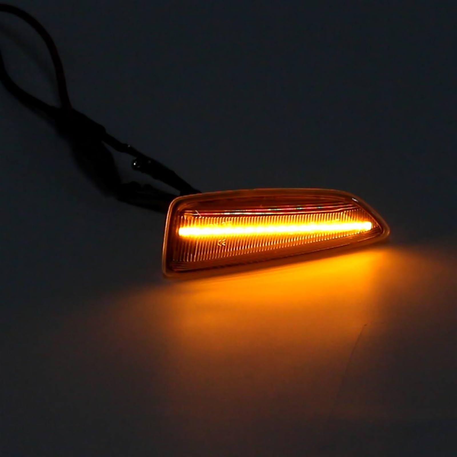 2 szt. Płynące światła obrysowe boczne Dynamiczny 12 V kierunkowskaz Boczna lampa wzmacniająca Lampa panelowa, dla opla, dla Vauxhall, Insignia B Światło kierunkowskazu samochodowego(Dc)