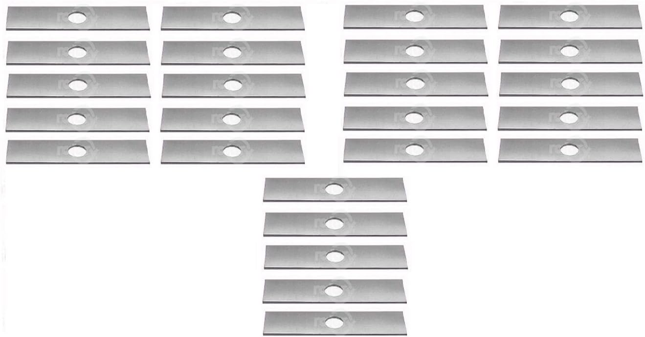 # 6477 Blade Edger 7-11/16" Long, 2" Wide, .125" Thick, 1" Center Hole Replace Ryobi 613223, Echo 720-237-001, Stihl 4133-713-4101, Maruyama 216062. Green Machine 237001 (25)