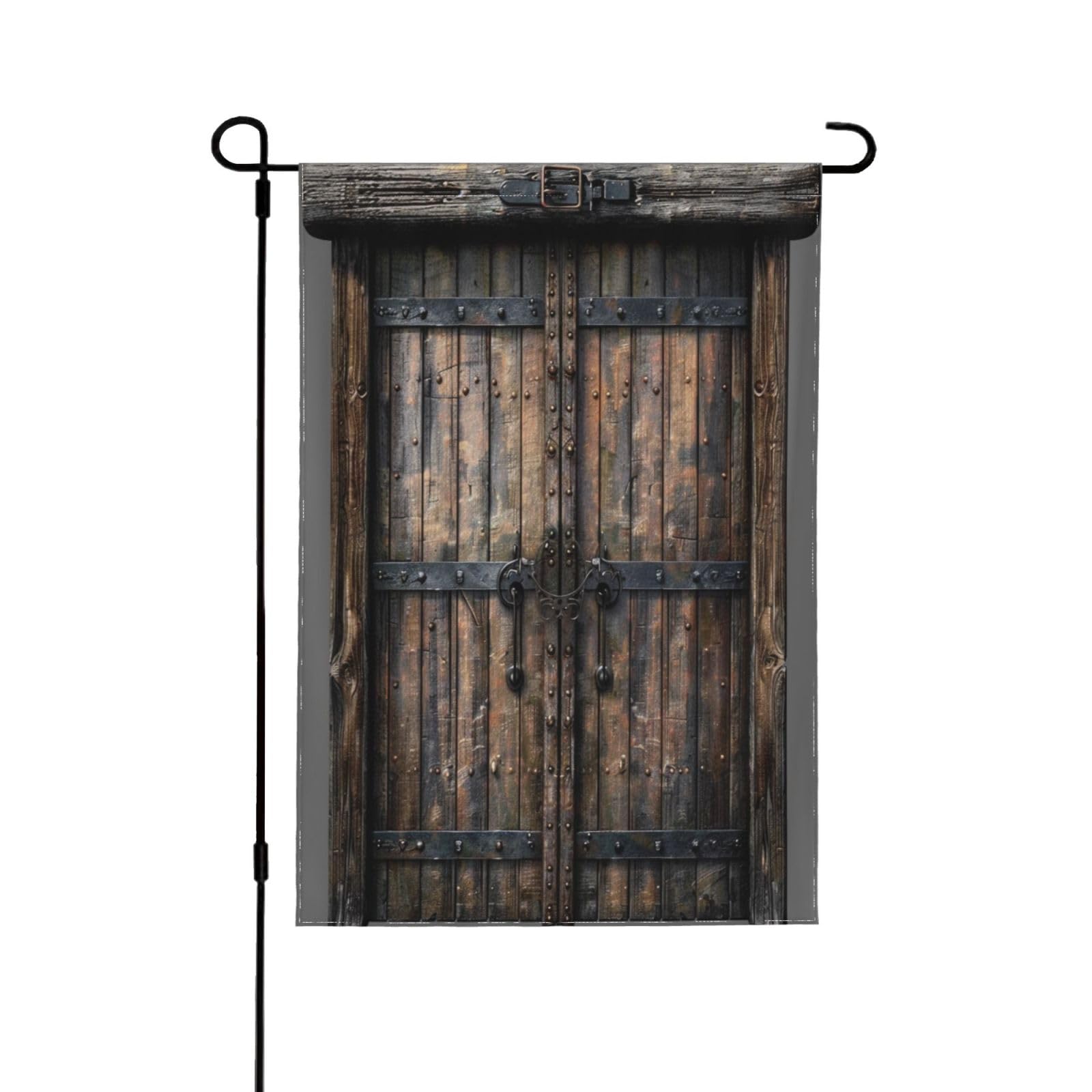 Drapeau de jardin rustique polyester 71x101cm grand pavillon extérieur double face