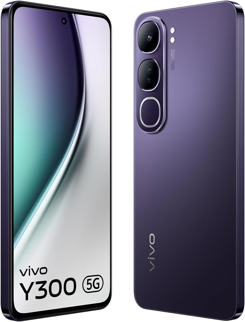 Vivo Y300 5G (Phantom Purple, 8GB RAM, 256GB Storage)