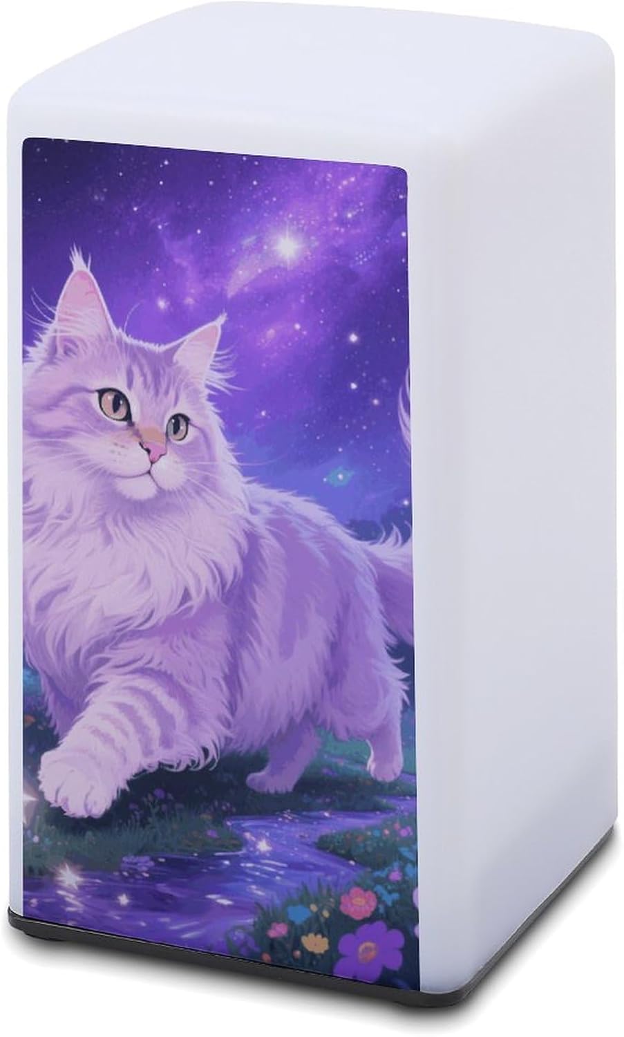 Dimmable Portable Desk Lamp Reading Table Lamp Star Cat and Flower Bedside Night Light Battery Powered for Home Office Gift