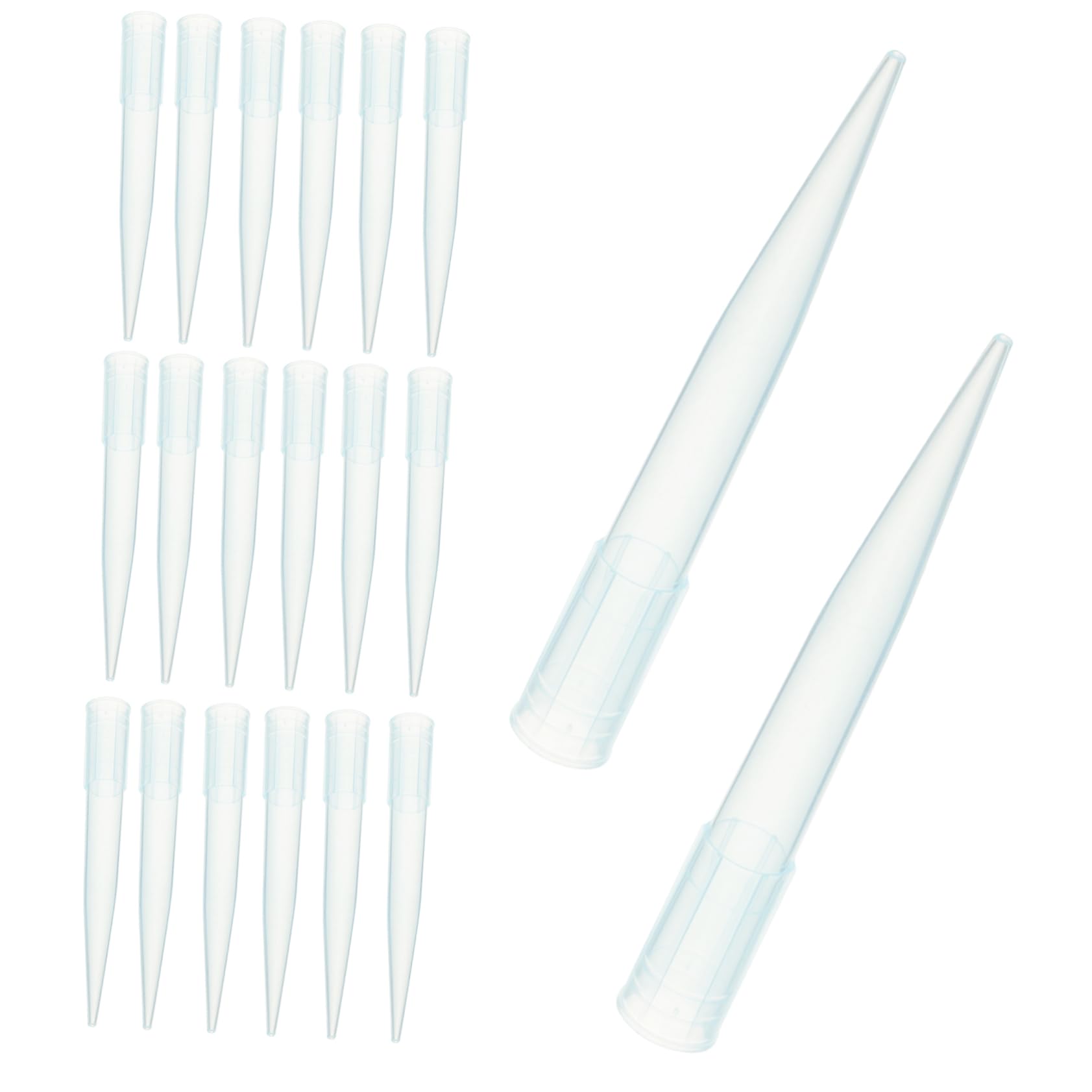 FUNOMOCYA 20pcs Dispensing Needle Glue Dispensing Accessories Dropper Needles Gluing Tool Needles Gluing Tips Plastic