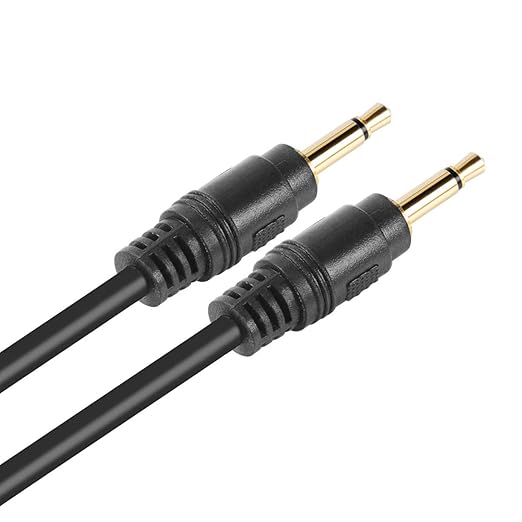 Cable Mono 3.5mm TS Macho a Macho 3FT para Disparador 12V y Sensor IR miniatura 3