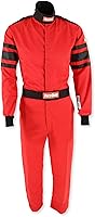 Vista 13 de RaceQuip® 110005RQP 110 Series Traje de conducción de 1 pieza - SFI 3.2A/1 - Negro - Grande