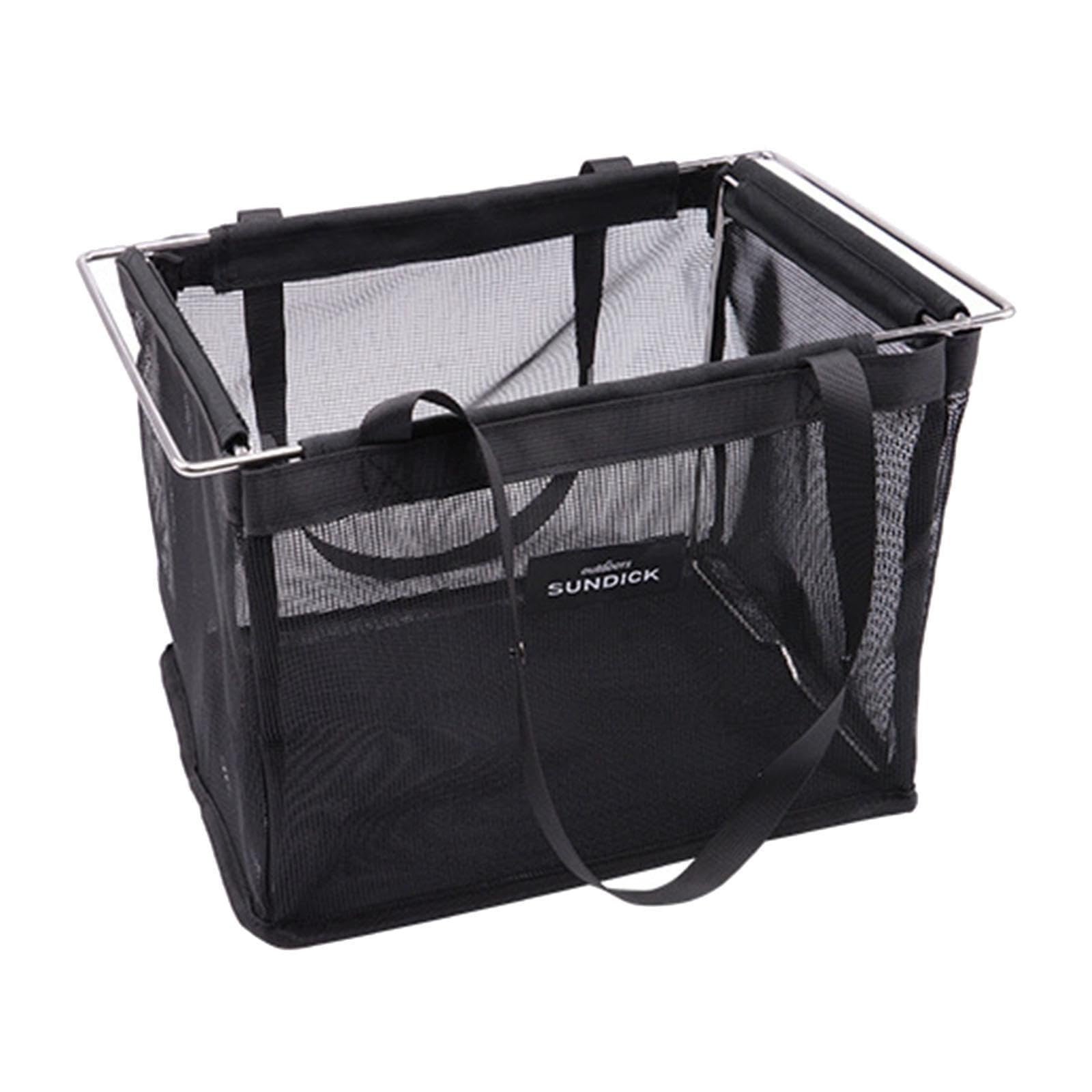 Panier de pique-nique pliable pour gagner de la place en camping et à la plage