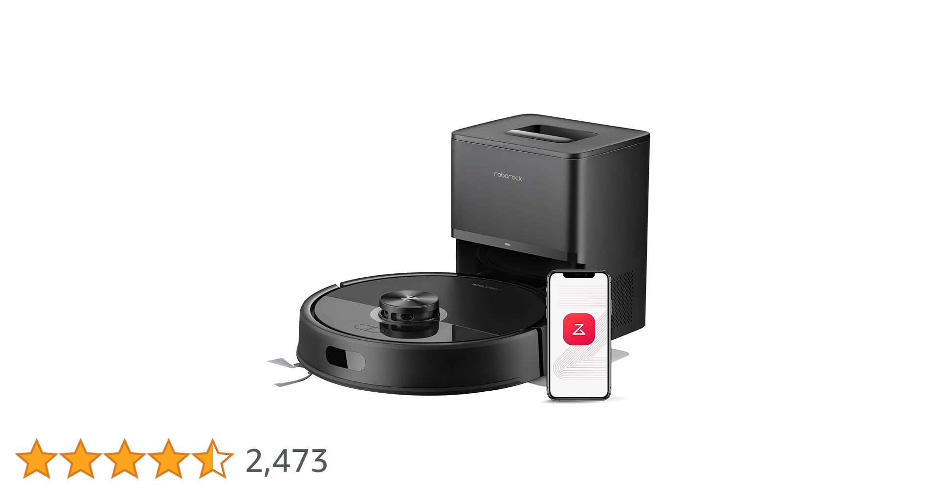 Roborock Q7T＋ Roborock Q7T+ Robot Vacuum & Mop Cleaner - Black – Tech