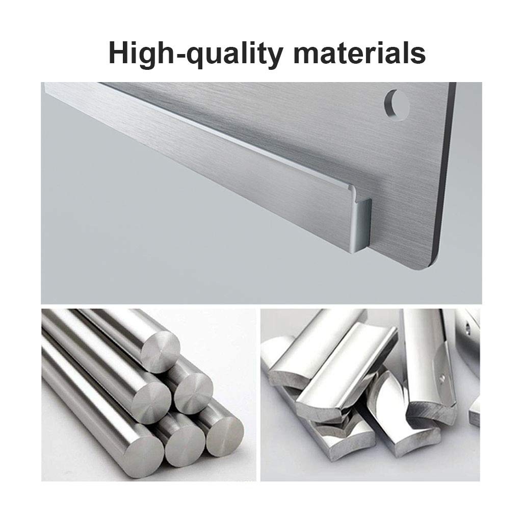 Abtropfgestell aus Edelstahl 304 Edelstahl Wand montiert Abtropfbrett, Küche Lagerregal erfordert perforierte Installation (europäischen Stil weiß)
