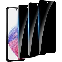 3 Pack Privacy Screen Protector for Samsung Galaxy A53 5G /A52 / A52 5G / A52s 5G /A51 / A51 5G / A51 5G UW, 9H Hardness Anti-Spy Tempered Glass, Bubble Free, Case Friendly