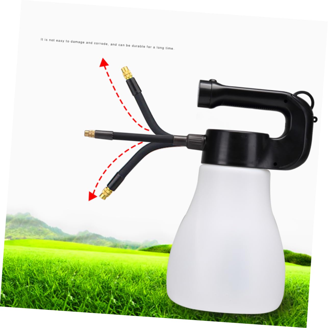 Abaodam 3L Elektrische Gießkanne Tragbare Sprühflasche USB Ladesprüher für Garten Verstellbare Kupferöffnung Automatischer Sprüher