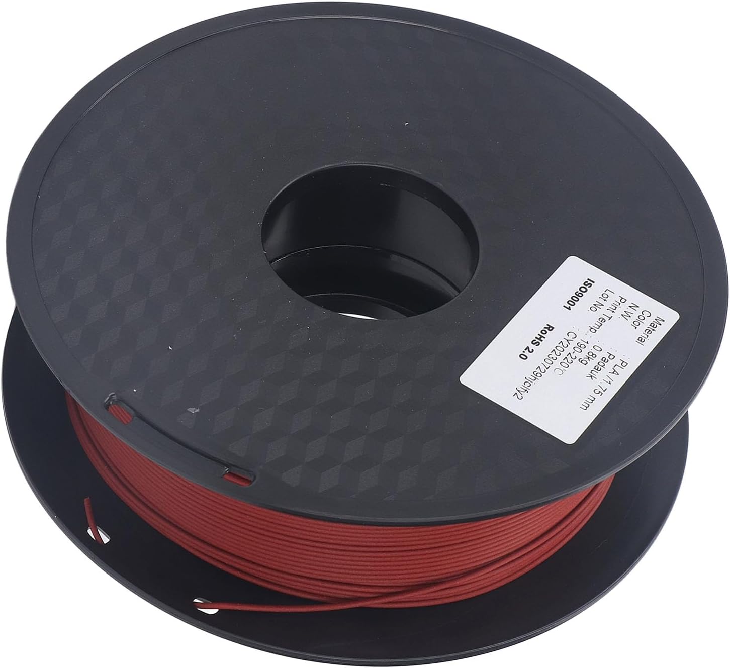 1.75mm PLA 3D Printer Filament Imitation, Flat Extrusion, Odorless, Large Inner Diameter Spool
