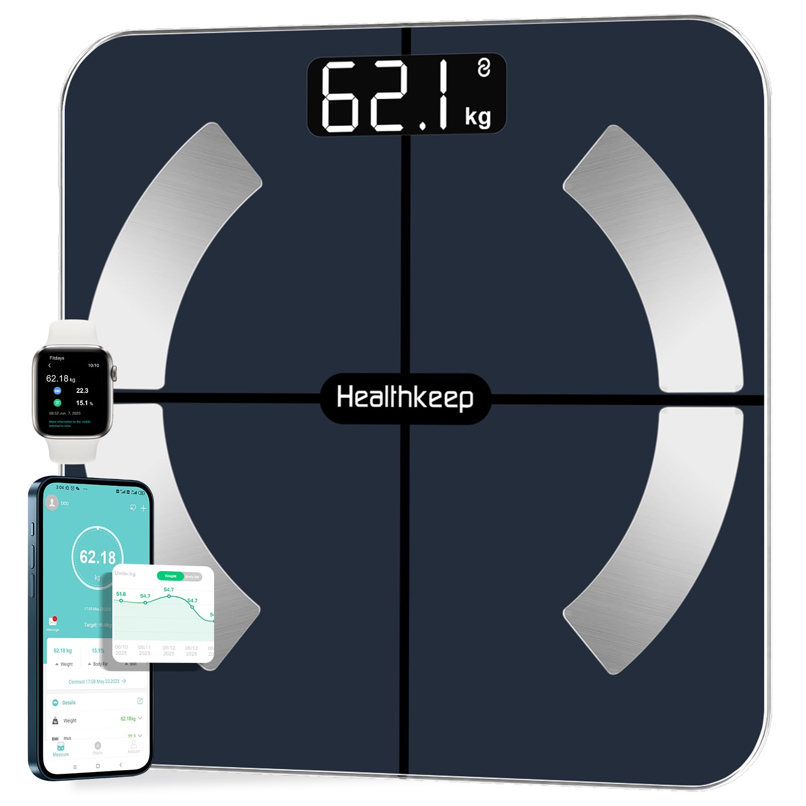 healthkeep pèse personne numériques