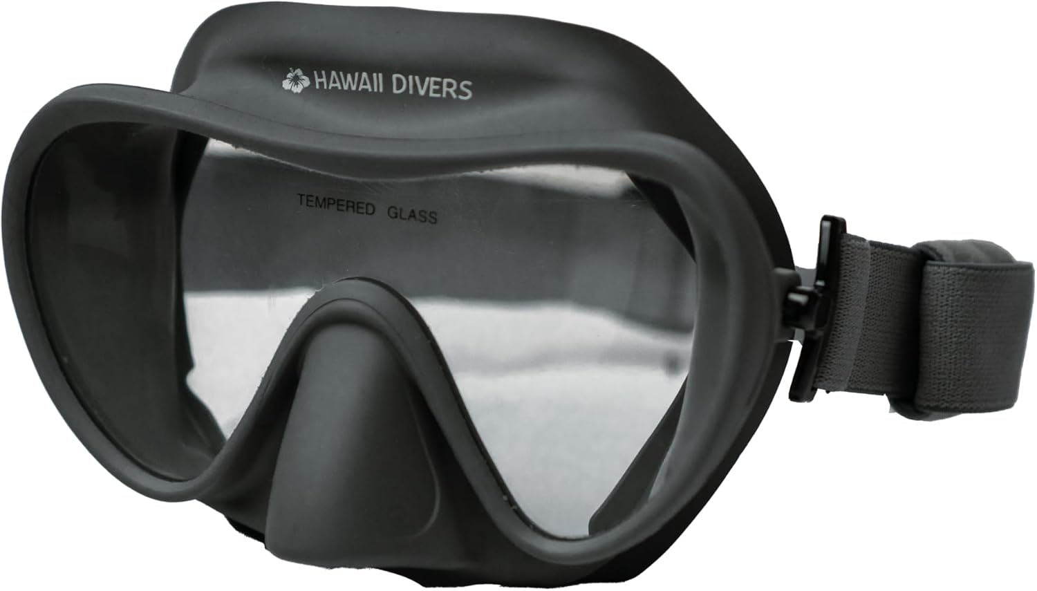 Hawaii Divers Deep Sea Adult - Snorkel Mask, Silicone Swim Snorkel, Tempered Glass Lens, Snorkeling Mask