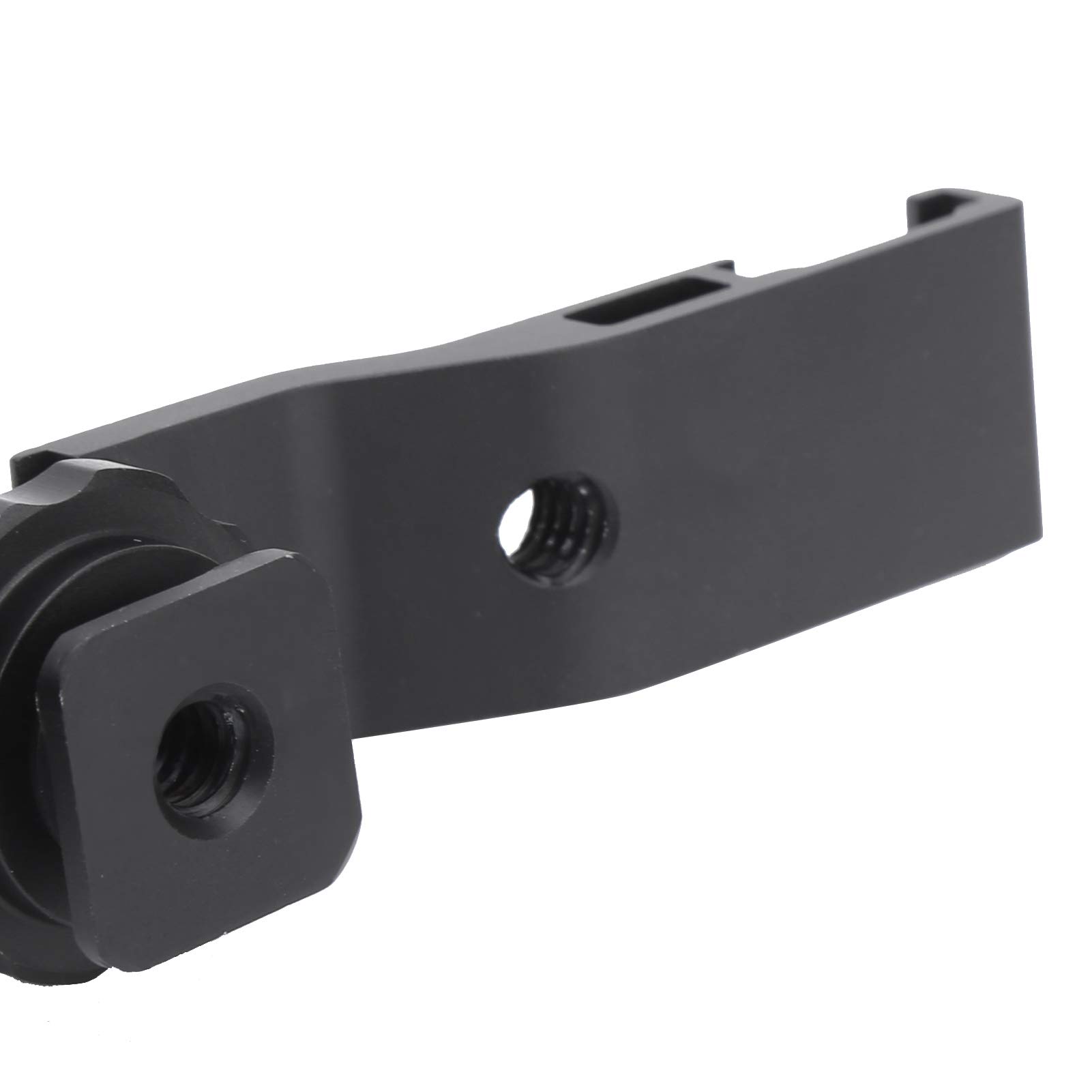 Barre d'extension de Chaussure Froide pour Appareil Photo Barre d'extension de Chaussure Froide en Alliage d'Aluminium Support de Barre de Montage d'extension de Chaussure