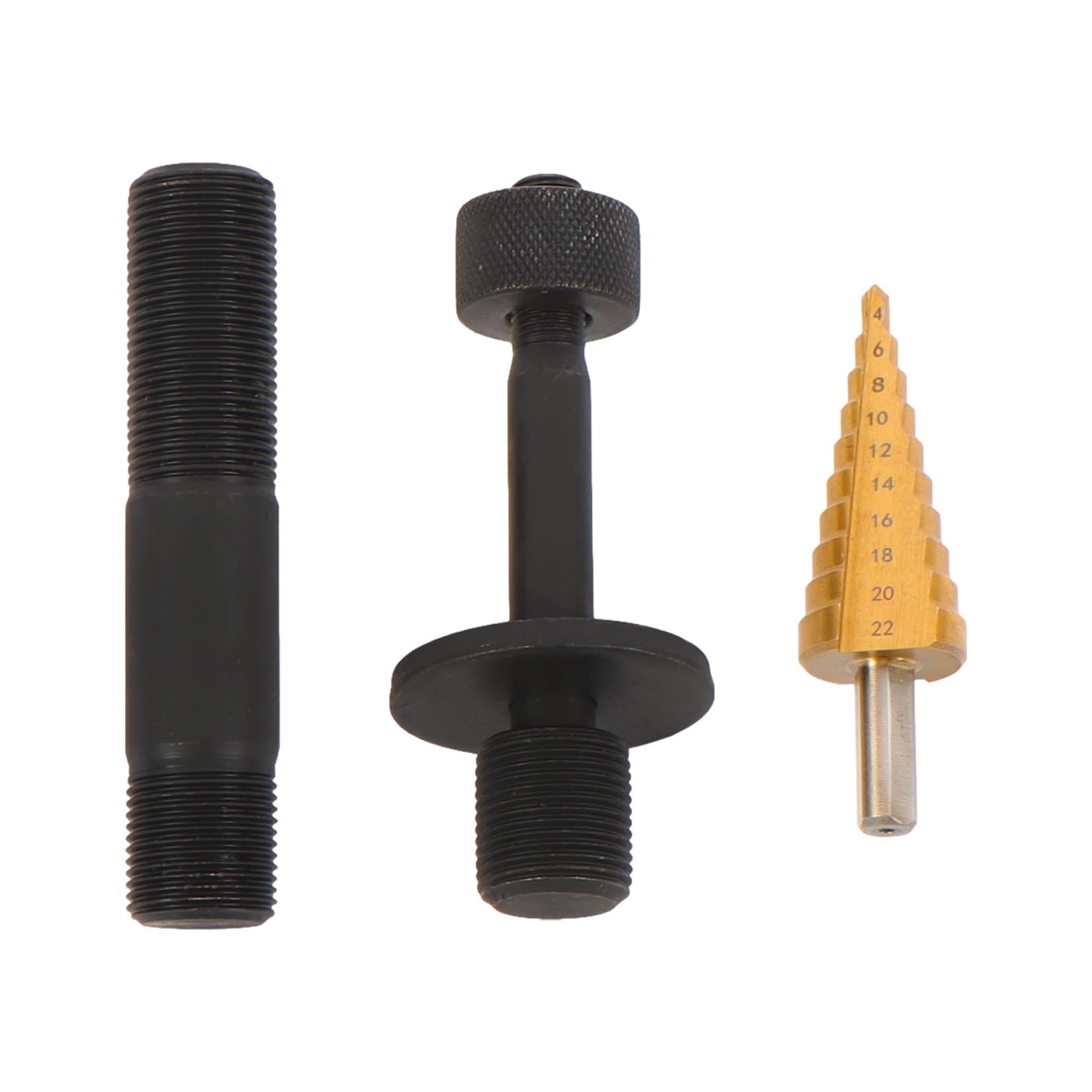 findmall Kit di punzonatura idraulica da 15 tonnellate, set di tagliapasta per condotti elettrici da 1/2 a 10 pollici, con 10 matrici, strumento professionale per punzonatura resistente per pannelli