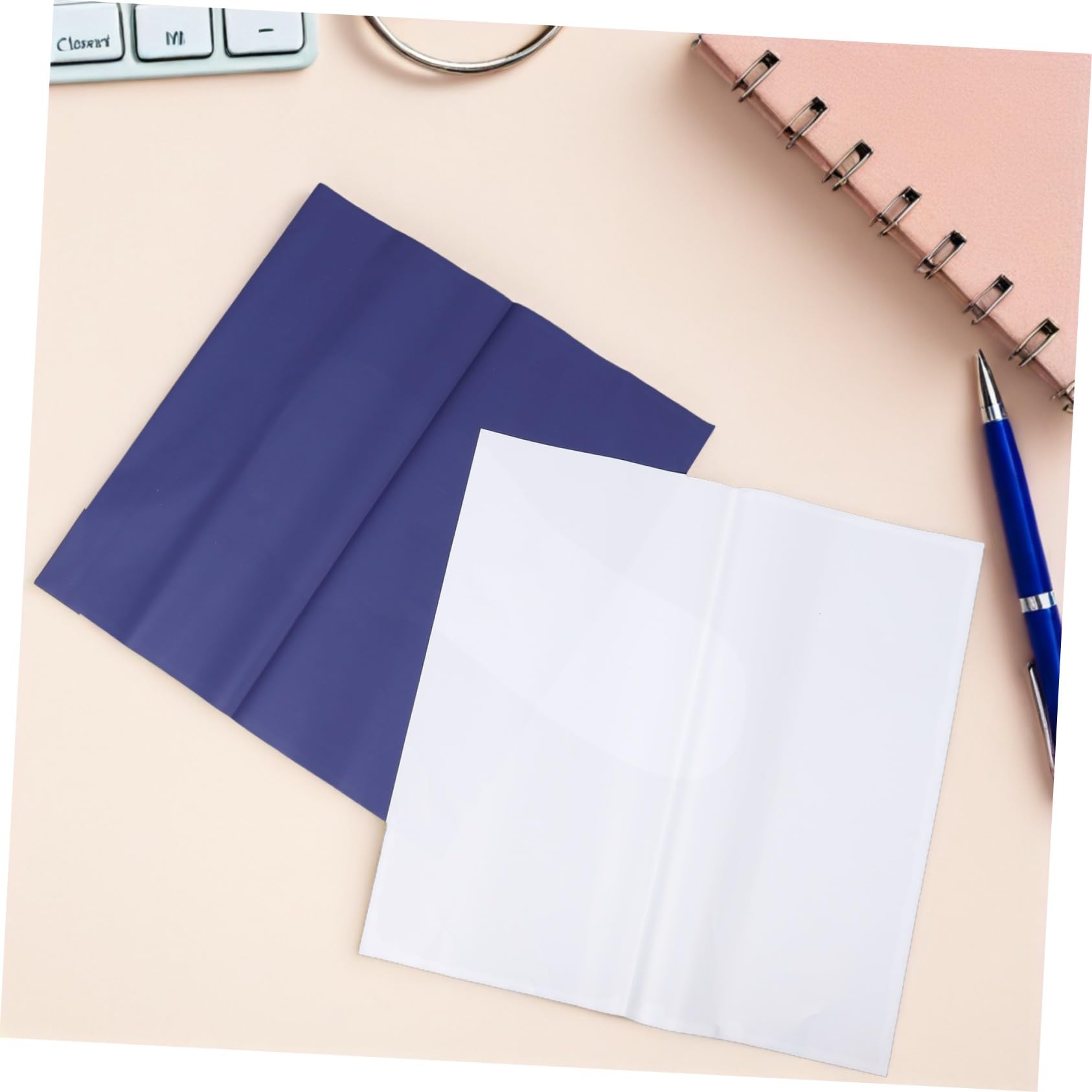 Angoily Papier D'emballage pour Bouquets de Fleurs 80 Feuilles Double Face Imperméable Bleu et Blanc pour Fêtes Anniversaires et Mariage