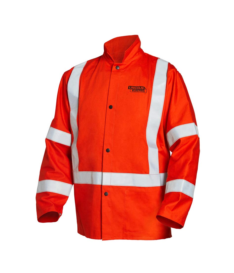 Amazon.com: Lincoln Electric High Visibility FR Orange Jacket with