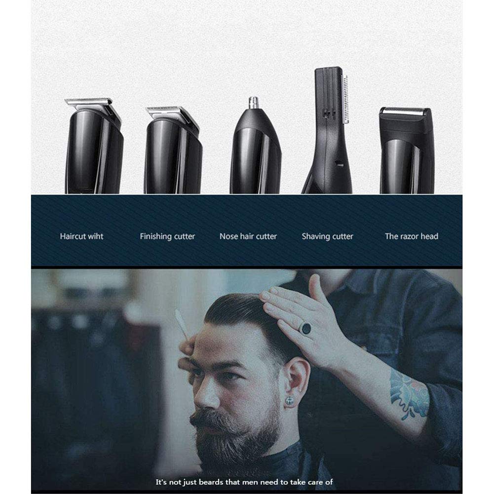 CheungLee Tagliacapelli Barba Trimmer Rasoio Dissolvenza Elettrica Professionale Uso Personale Intaglio Ricaricabile Con Precisione Kit Da Barba Multifunzione Per Rasatura