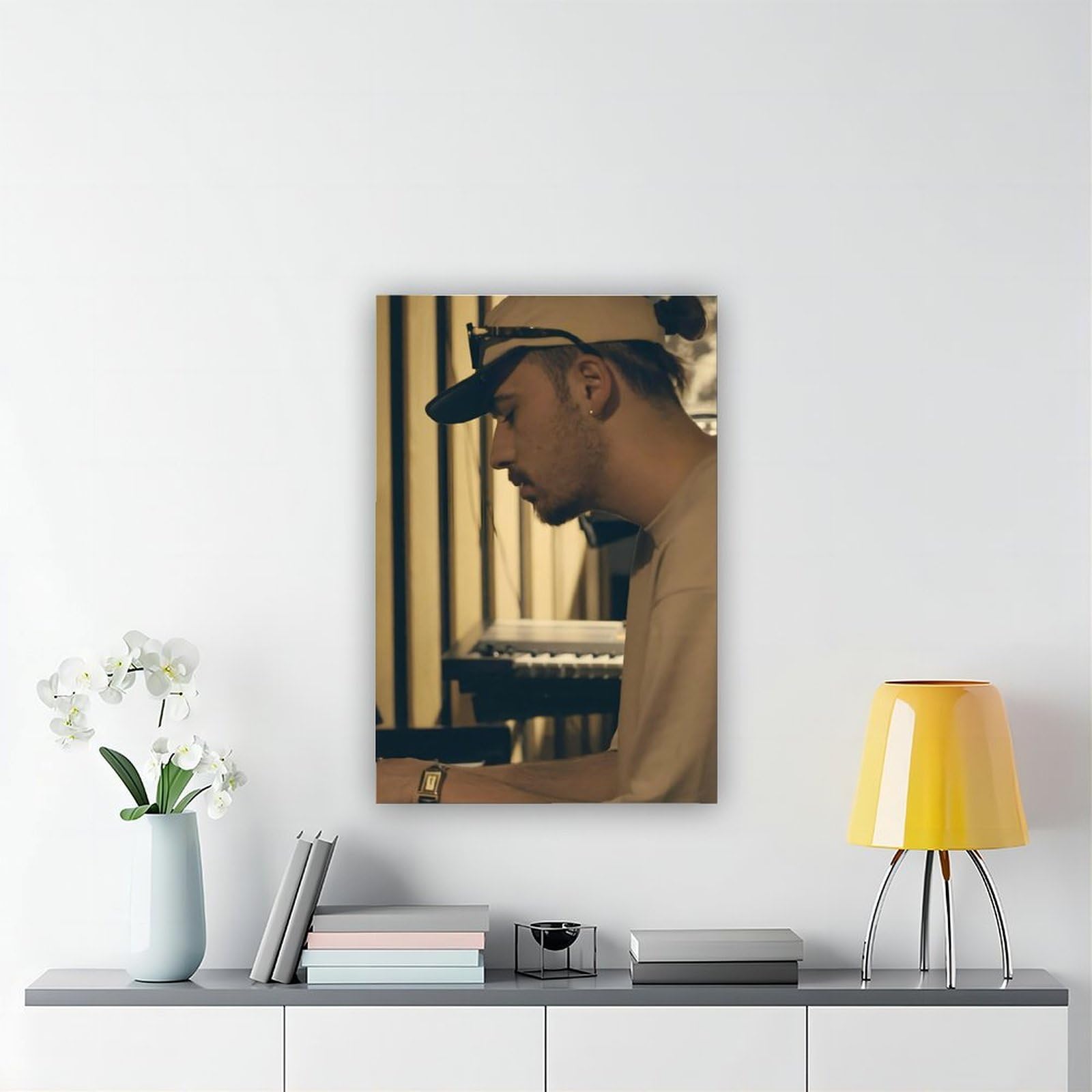 Poster Toile Portrait Pierre Garnier - Déco Chambre, Bureau - Impression Haute Qualité 30x45 Cm