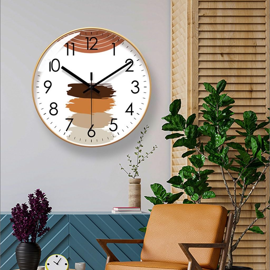 Orologio da parete Orologio da parete semplice for soggiorno, casa, hotel, soggiorno, silenzioso, orologio al quarzo, secondi Reloj De Pared(A)