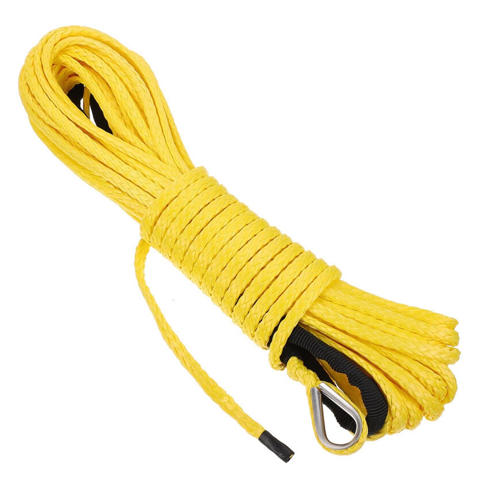 Corde de treuil robuste en fibre synthétique pour traction