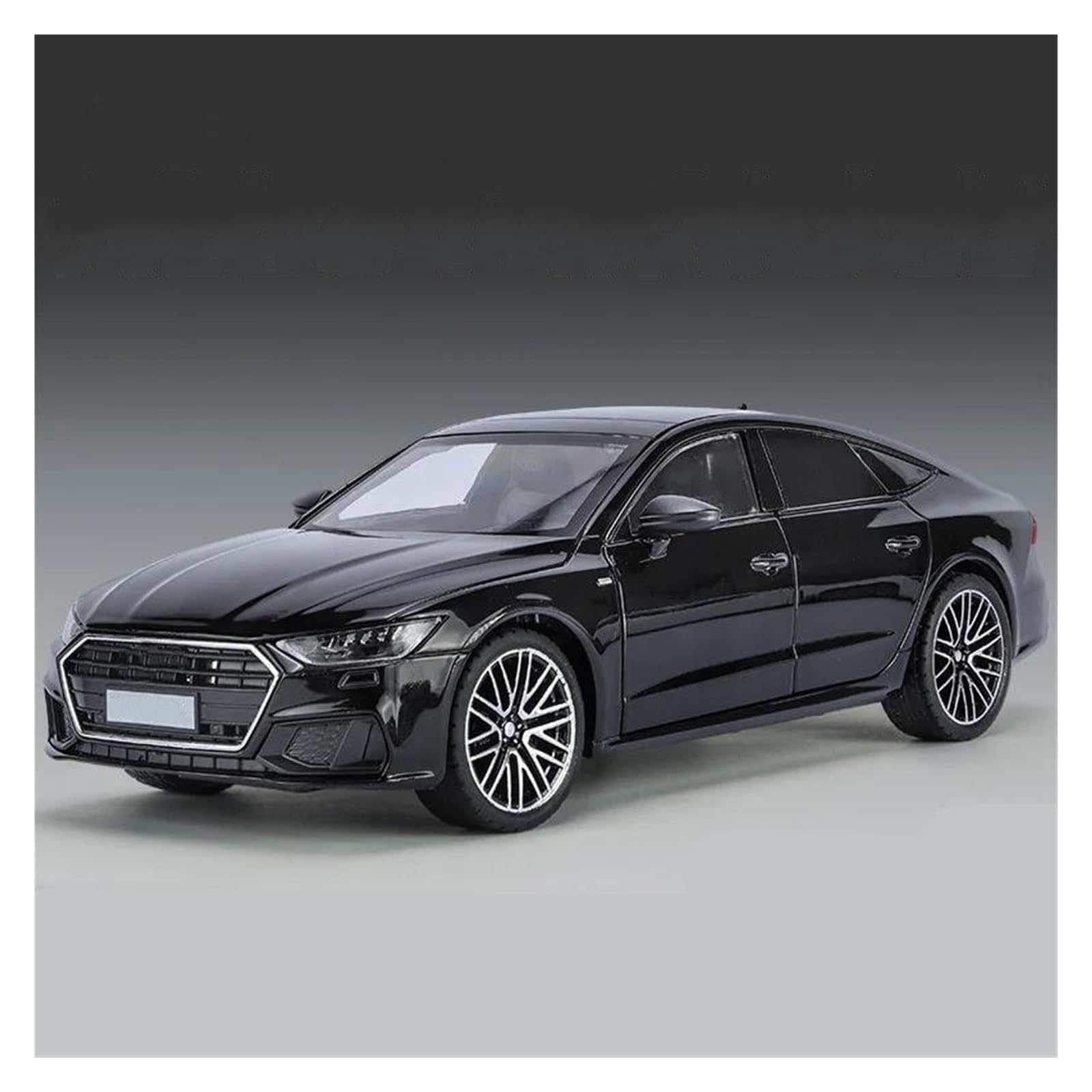 Modellino 1:24 Per Audi A7 Modellino Di Auto In Metallo Pressofuso Da Collezione Modello Di Auto(Nero)