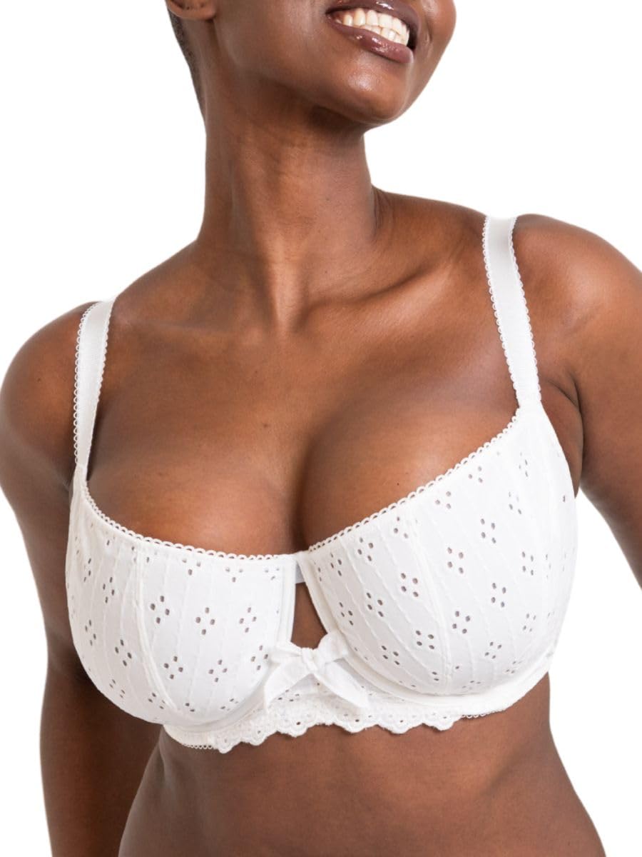 Curvy Kate Women's White Flora Balcony Bra 40Dd