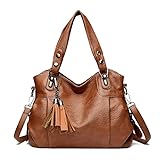 Taille parfaite: longueur 32 cm x largeur 10 cm x hauteur 25 cm; Les données de taille proviennent de la dimension d'apparence du sac. Appartient aux grands sacs à main, sa grande capacité peut répondre à vos besoins quotidiens. Le poids net du sac est d'environ 0,66 kg.