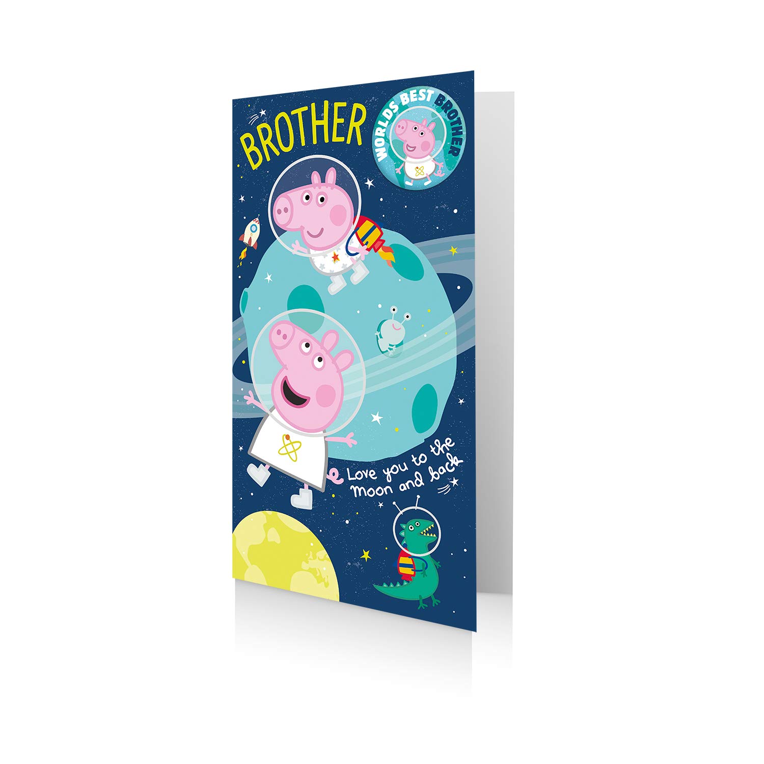 Biglietto Di Auguri Peppa Pig 1° Anno - Ufficiale Con Busta