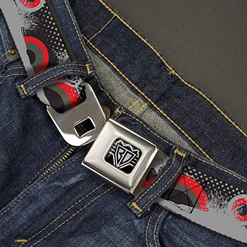 Cinturón de seguridad original con estampado de bosque estrellado y hebilla de click 2