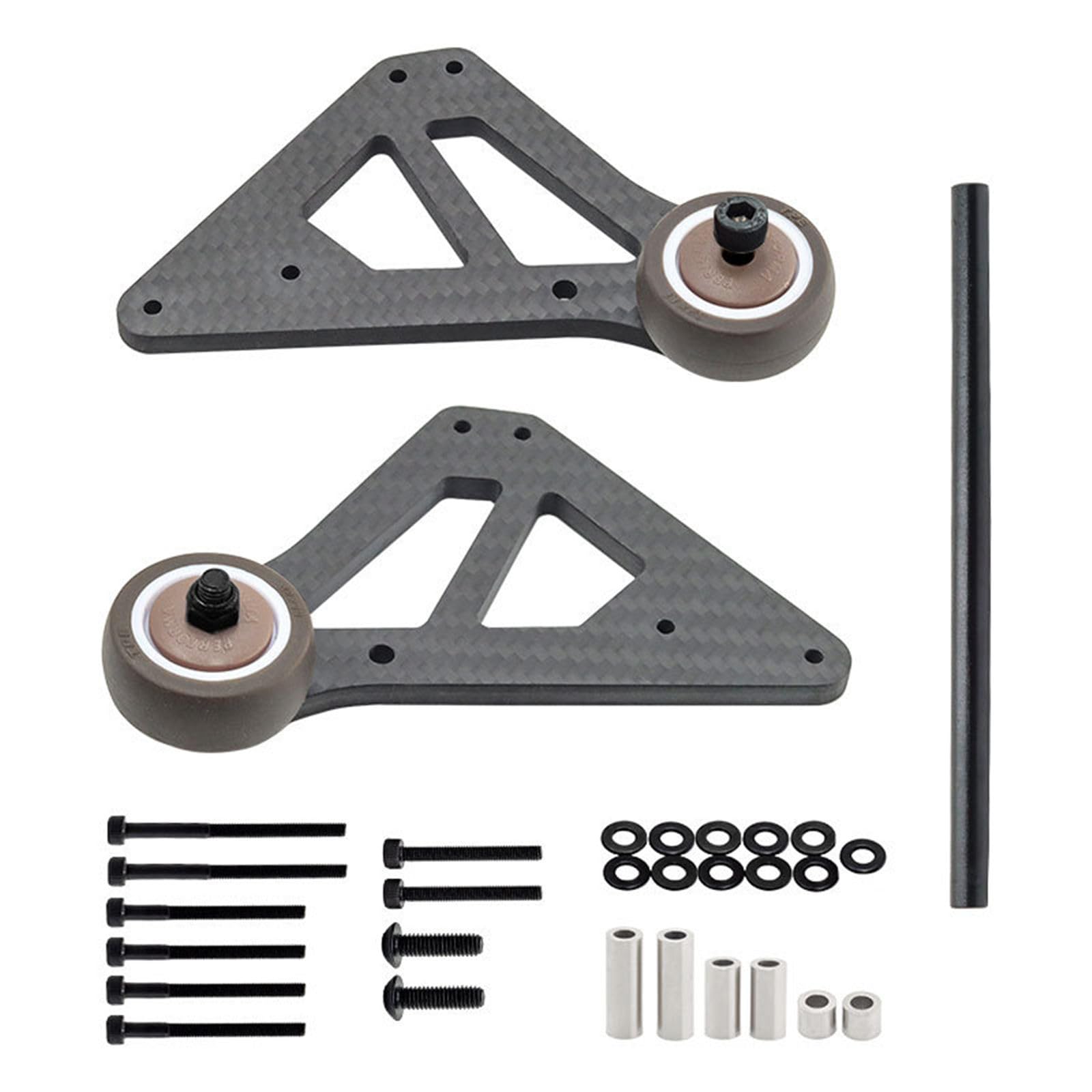 ZEZEFUFU Carbonfaser-Wheelie-Stange für Arrma 1/7 Mojave V2 EXB RC Auto-Upgrade-Teile