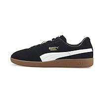PUMA Handball, Indoor Court Shoe Unisex-Adulto, Black White-Gum, 47 EU