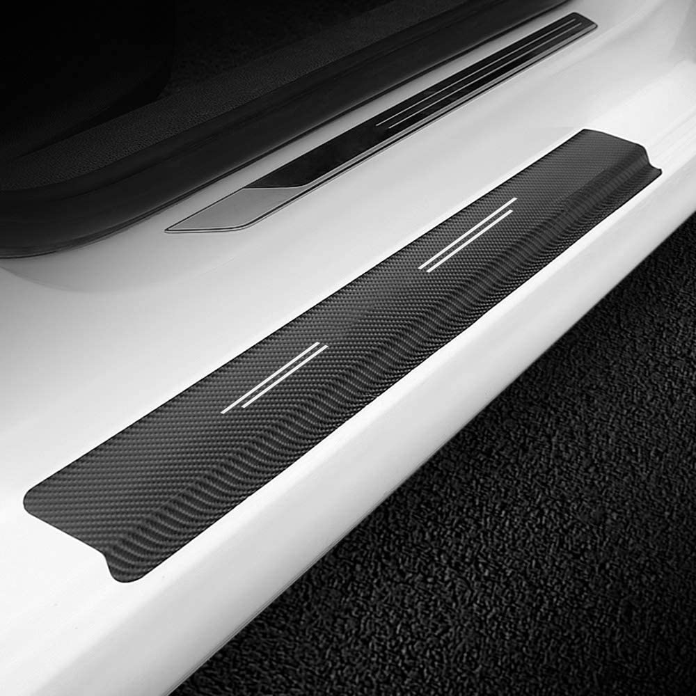 5 Stuks Auto Dorpel Beschermstrips Voor Suzuki S Cross 2014 2022 2023 2024 Koolstofvezel Drempel Beschermfolie Dorpelbekleding Welkom Trapauto Accessoires 2777924984