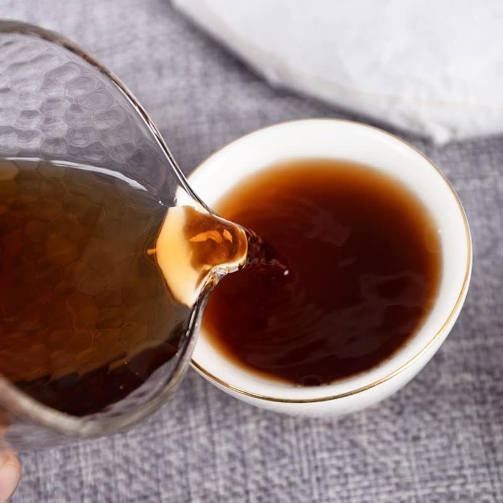 Czarna Herbata Yunnan Starzony Zapach Puerh, Stara Dojrzała Herbata Puerh 100g * 10 Herbata Wiosenna O Smaku Menghai