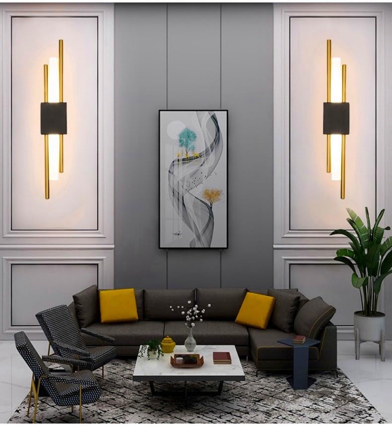 Comely LED Wall Lights Indoor, 10W Modern LED Wall Lamp Warm Light 3000 K - Image 2