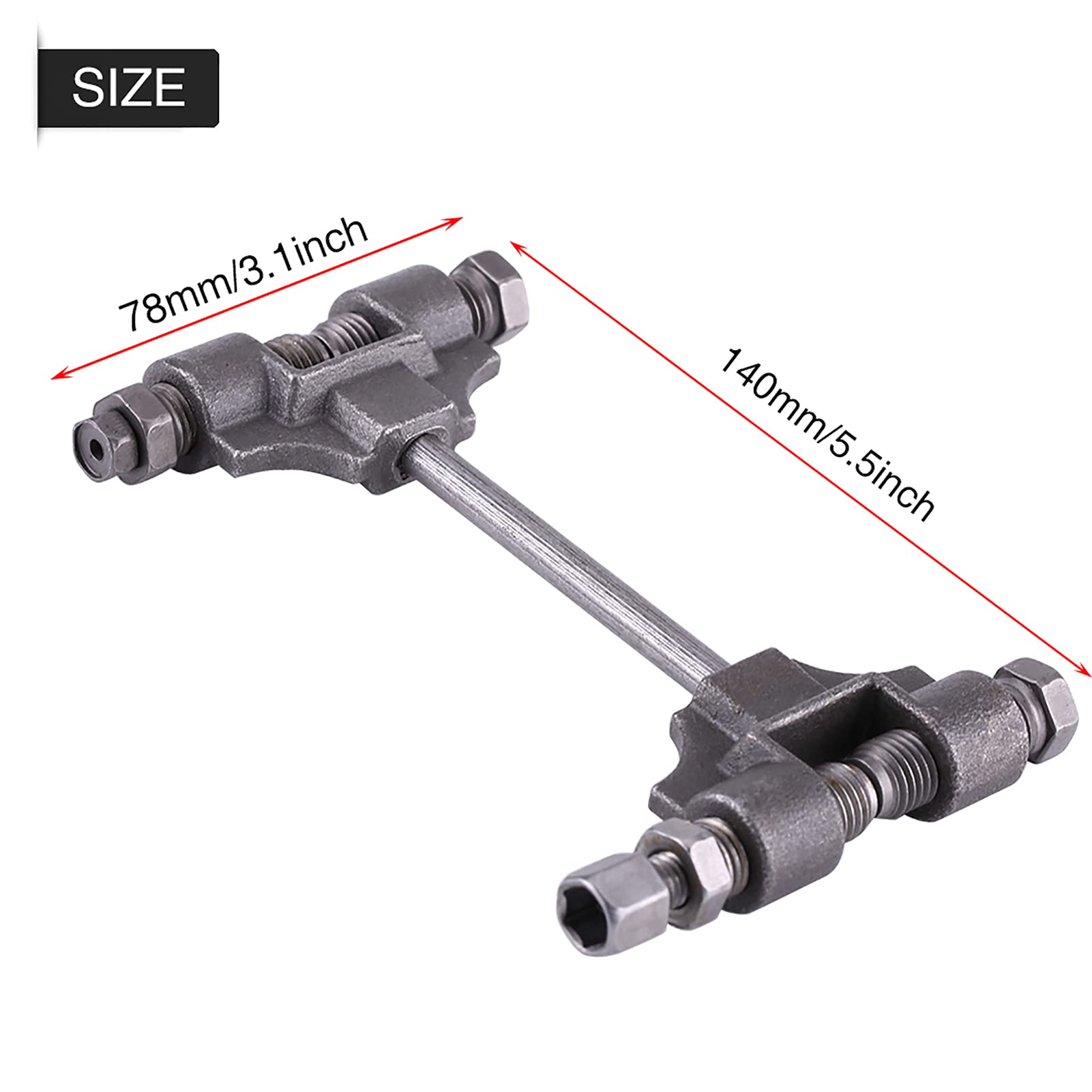 Akozon Chain Breaker, Universele Motorfiets Link Breaker Timing Akozon Chain Breaker, Universele Motorfiets Link Breaker Timing