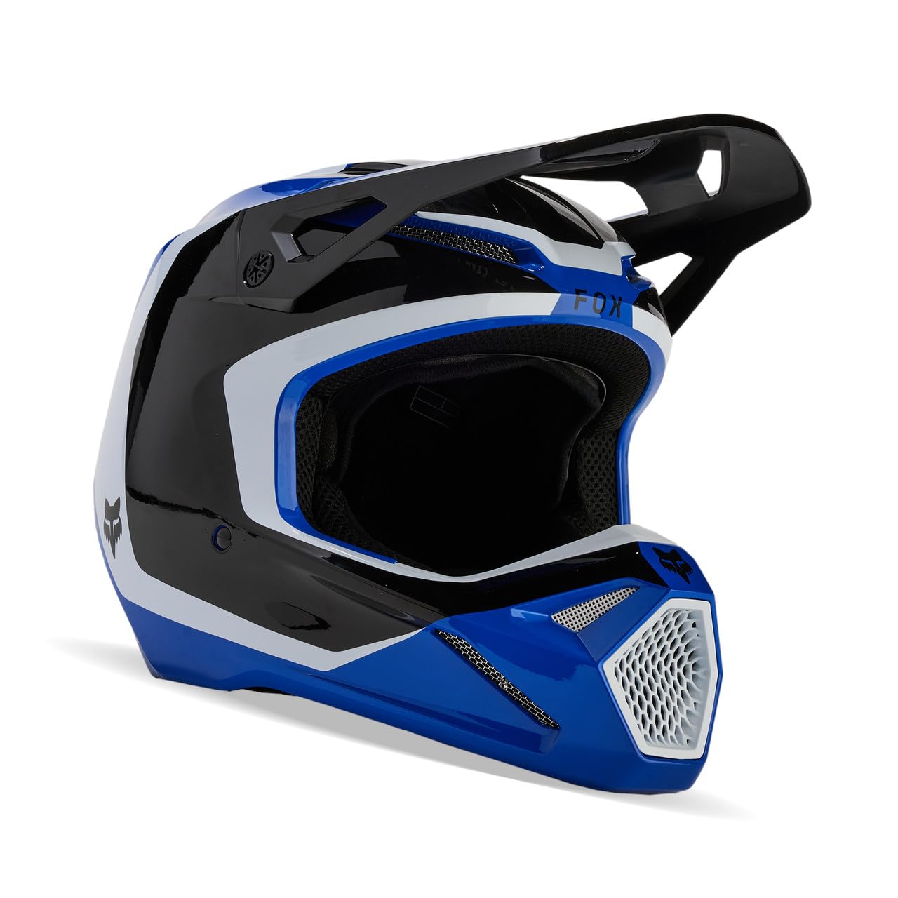 Amazon.com: Fox Racing Unisex V1 Motocross Dirt Bike Helmet, Blue