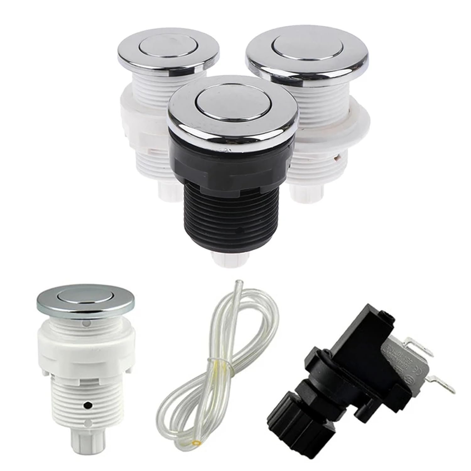 Pneumatic Switch On Off Push Air Button 28mm/32mm/34mm 1Pcs(04)
