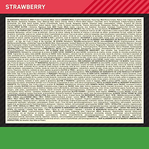 Optimum Nutrition Serious Mass Weight Gainer Protein Powder, Vitamin C, Zinc And Vitamin D For Immune Support, Strawberry, 6 Pound (Packaging May Vary) #TOP7