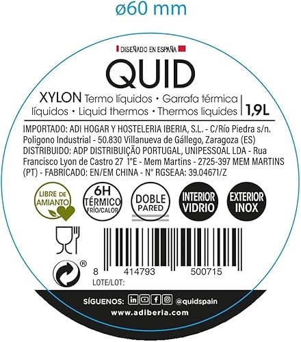 Miniatura 7 de Quid Xylon - Recipiente aislado para café - 1,9 litros - Acero inoxidable